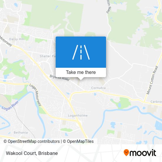 Wakool Court map