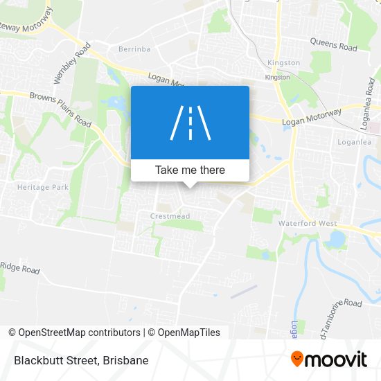 Blackbutt Street map
