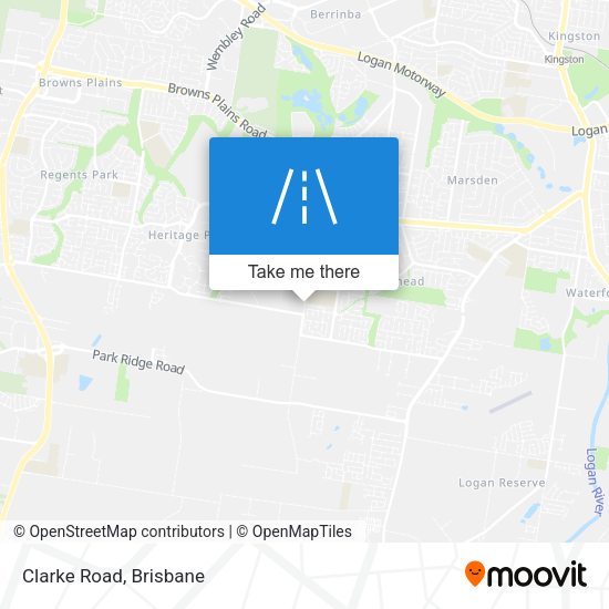 Clarke Road map