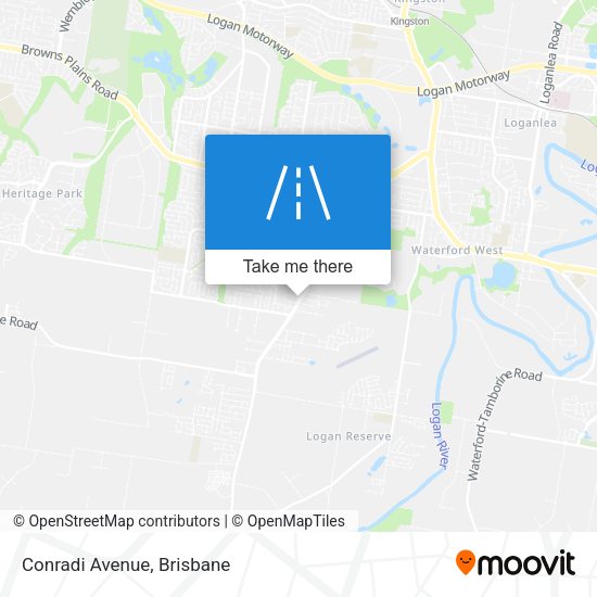 Conradi Avenue map
