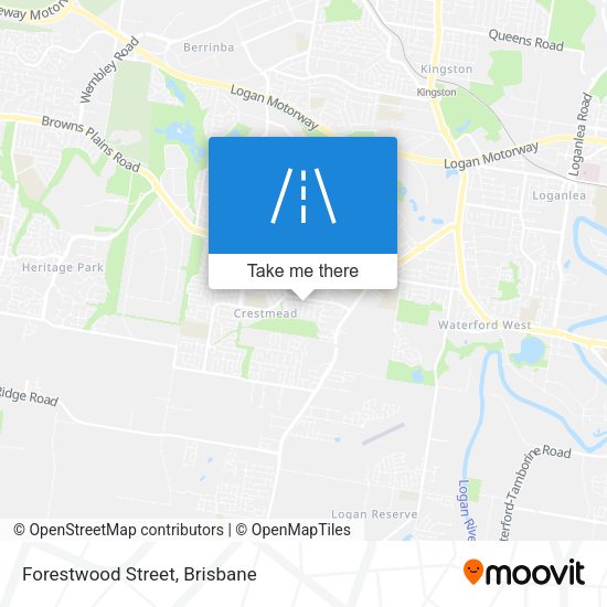 Forestwood Street map