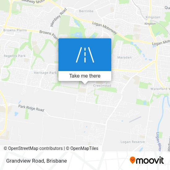 Grandview Road map
