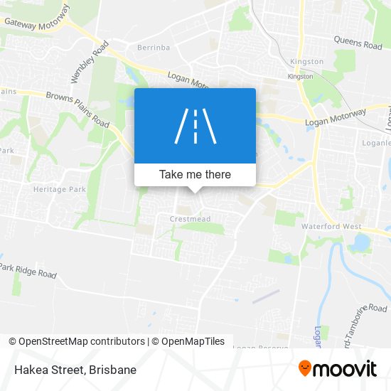 Hakea Street map