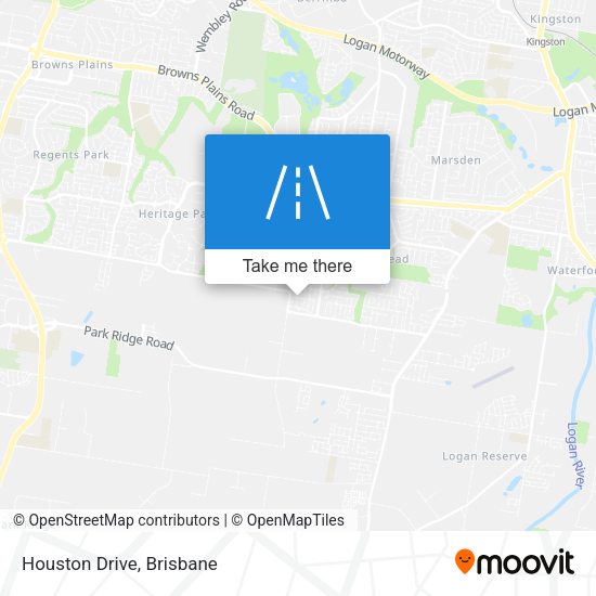 Houston Drive map