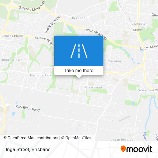 Inga Street map