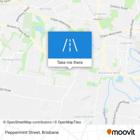 Peppermint Street map