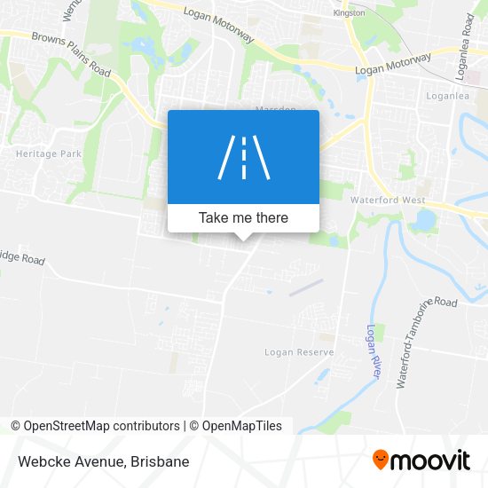 Webcke Avenue map
