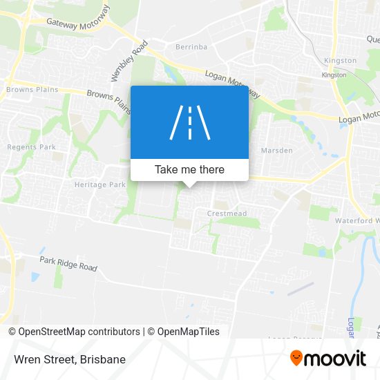 Wren Street map