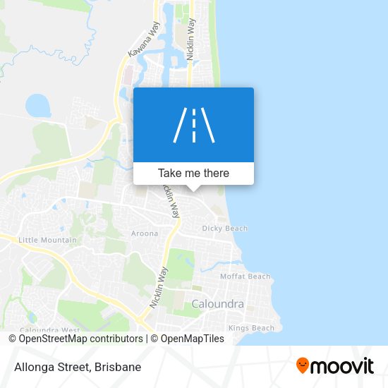 Allonga Street map