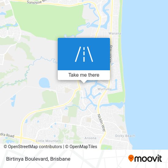 Birtinya Boulevard map