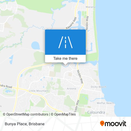 Bunya Place map