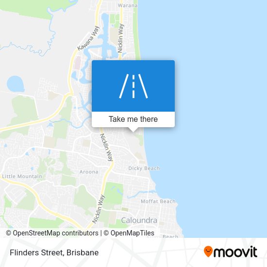 Flinders Street map