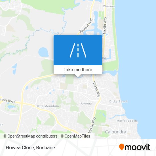 Howea Close map