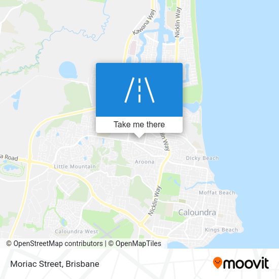 Moriac Street map