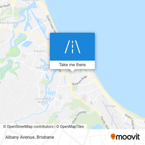 Albany Avenue map