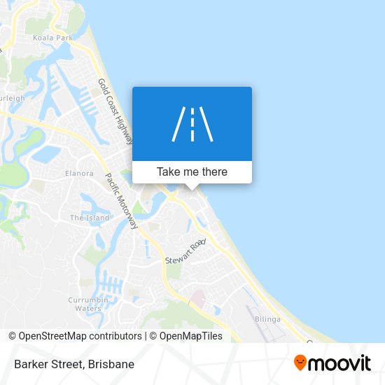 Barker Street map