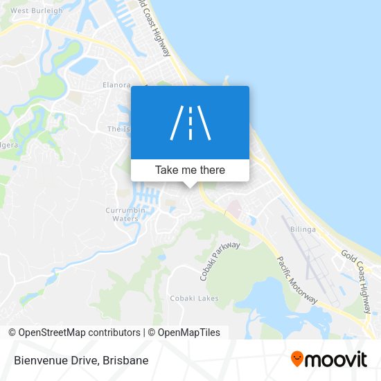 Bienvenue Drive map