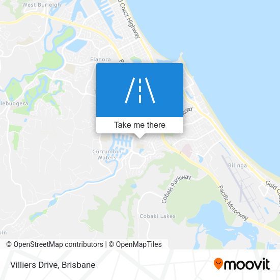 Villiers Drive map