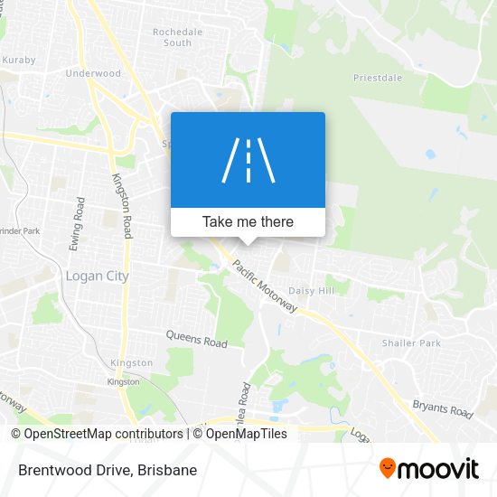 Brentwood Drive map