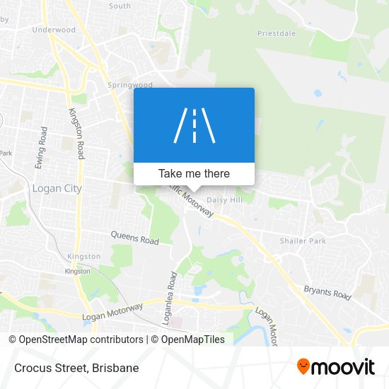 Crocus Street map