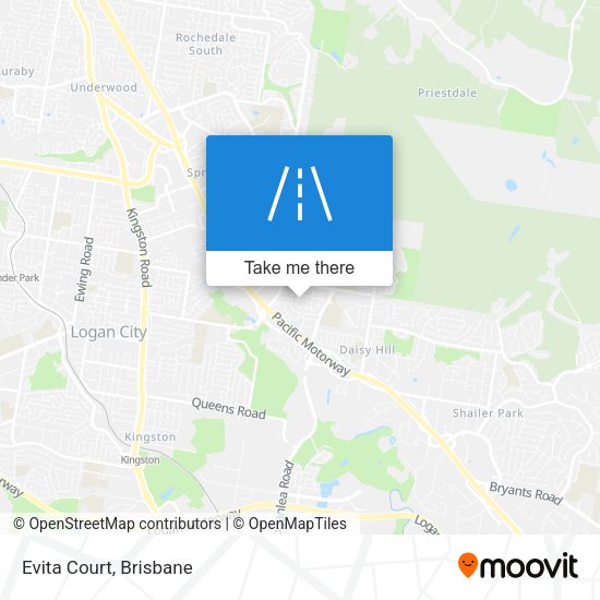 Evita Court map