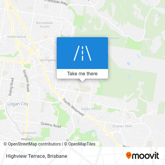Highview Terrace map