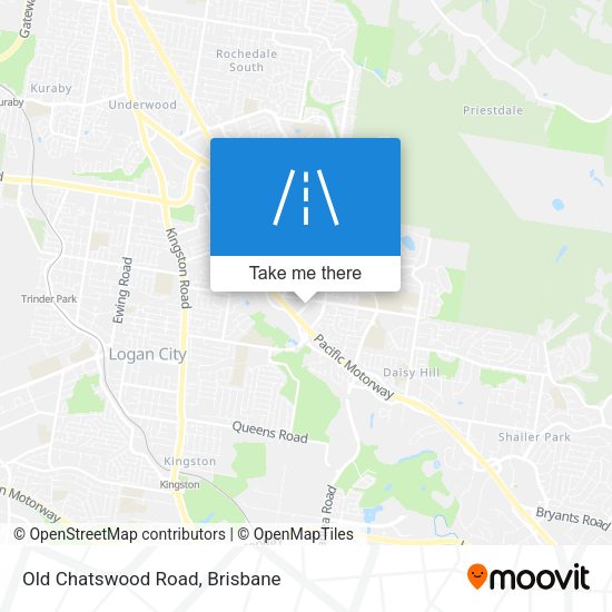 Old Chatswood Road map