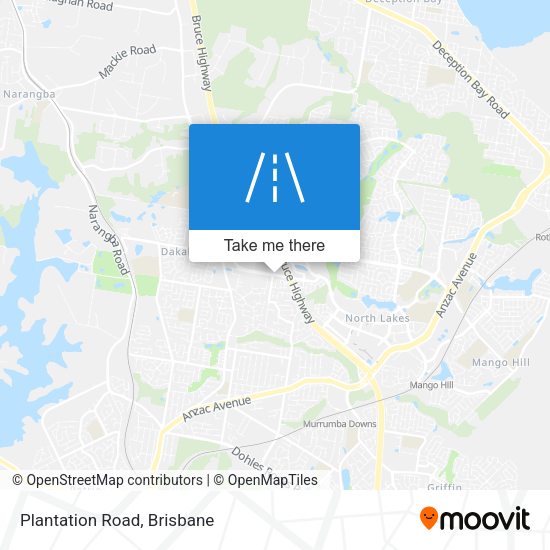 Plantation Road map