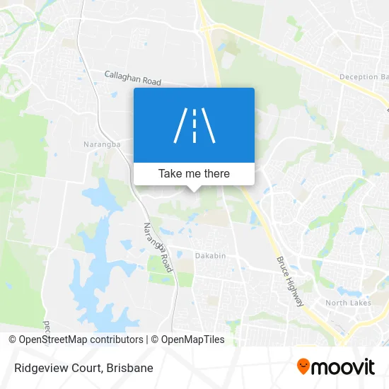 Mapa Ridgeview Court