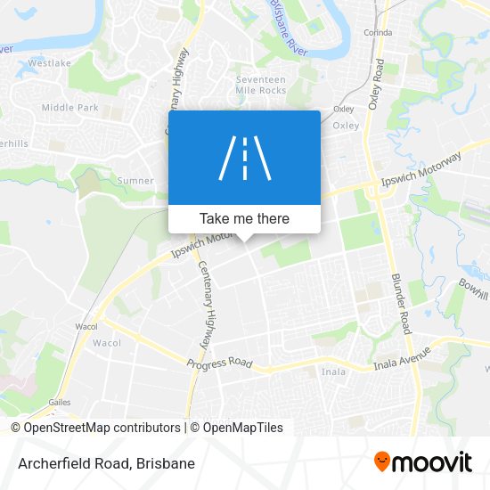 Archerfield Road map