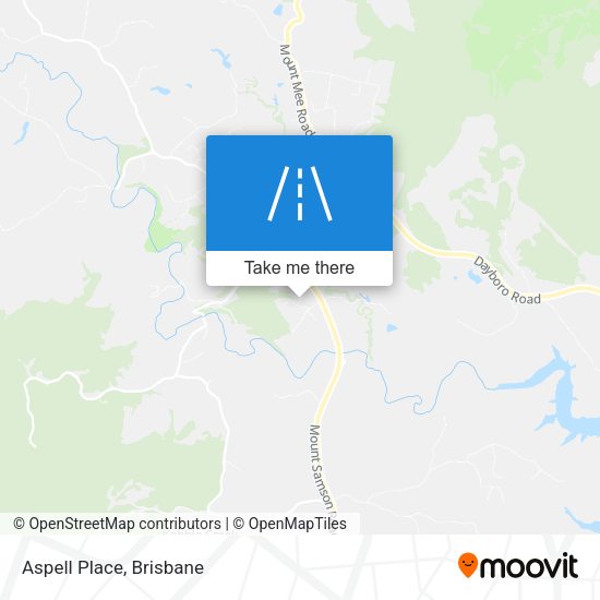 Aspell Place map