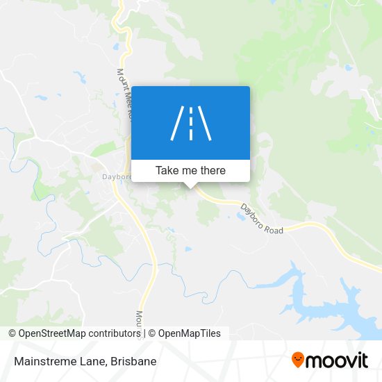 Mainstreme Lane map