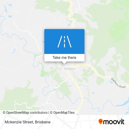 Mckenzie Street map