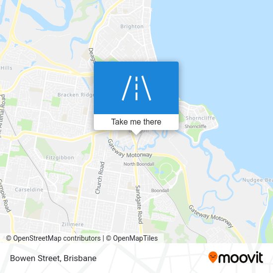Bowen Street map