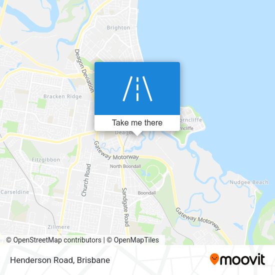 Henderson Road map