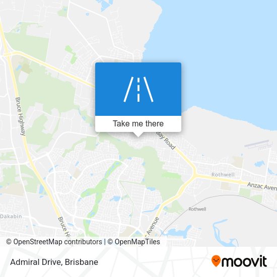 Admiral Drive map