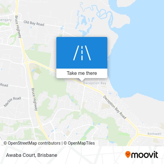 Awaba Court map