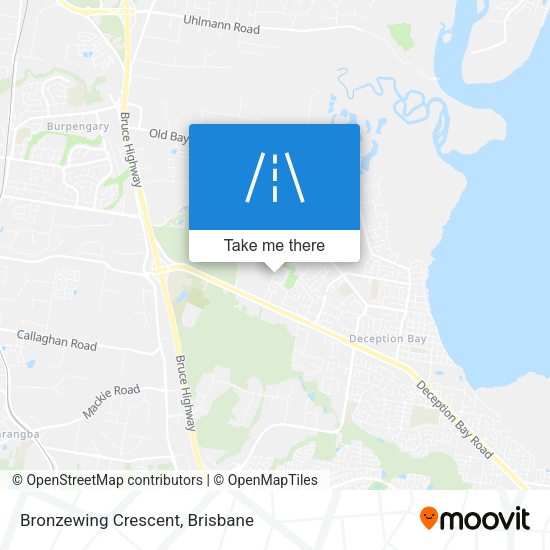 Bronzewing Crescent map