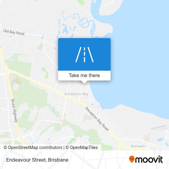 Endeavour Street map