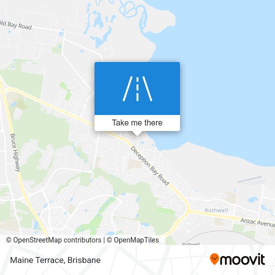 Maine Terrace map