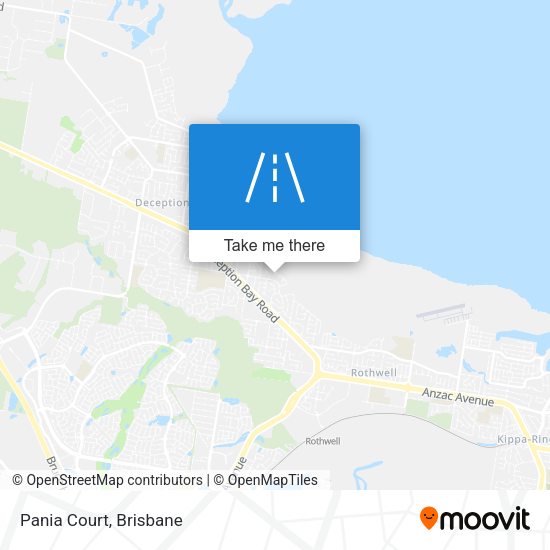 Pania Court map