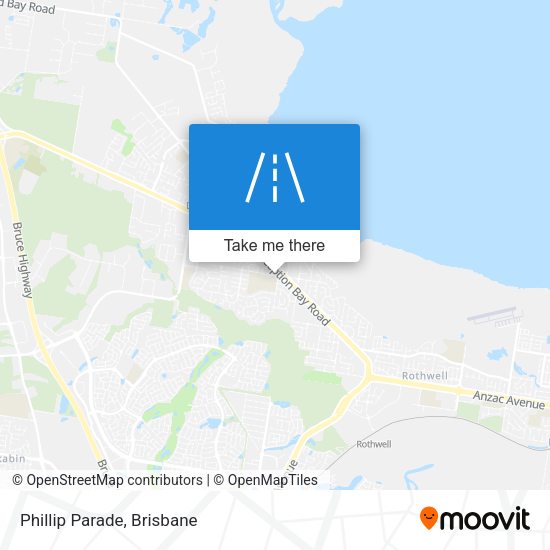 Phillip Parade map