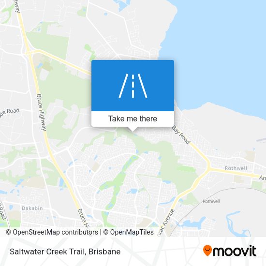 Saltwater Creek Trail map