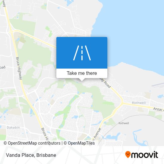 Vanda Place map