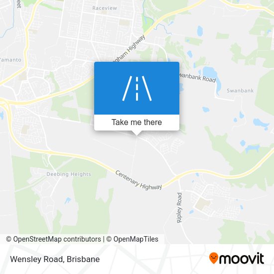 Wensley Road map