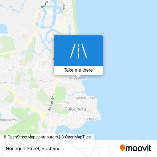 Ngungun Street map