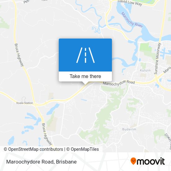 Maroochydore Road map