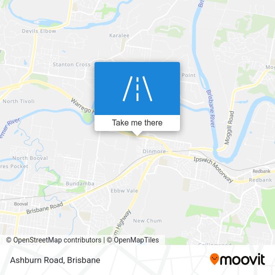 Ashburn Road map