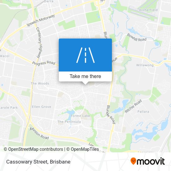 Cassowary Street map