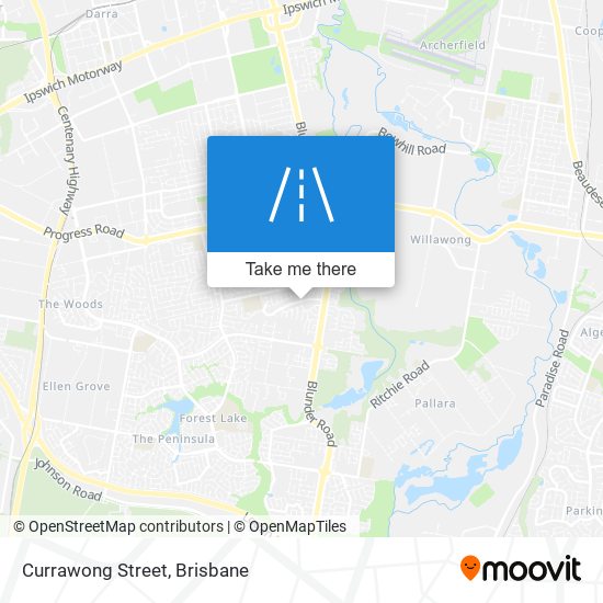 Currawong Street map